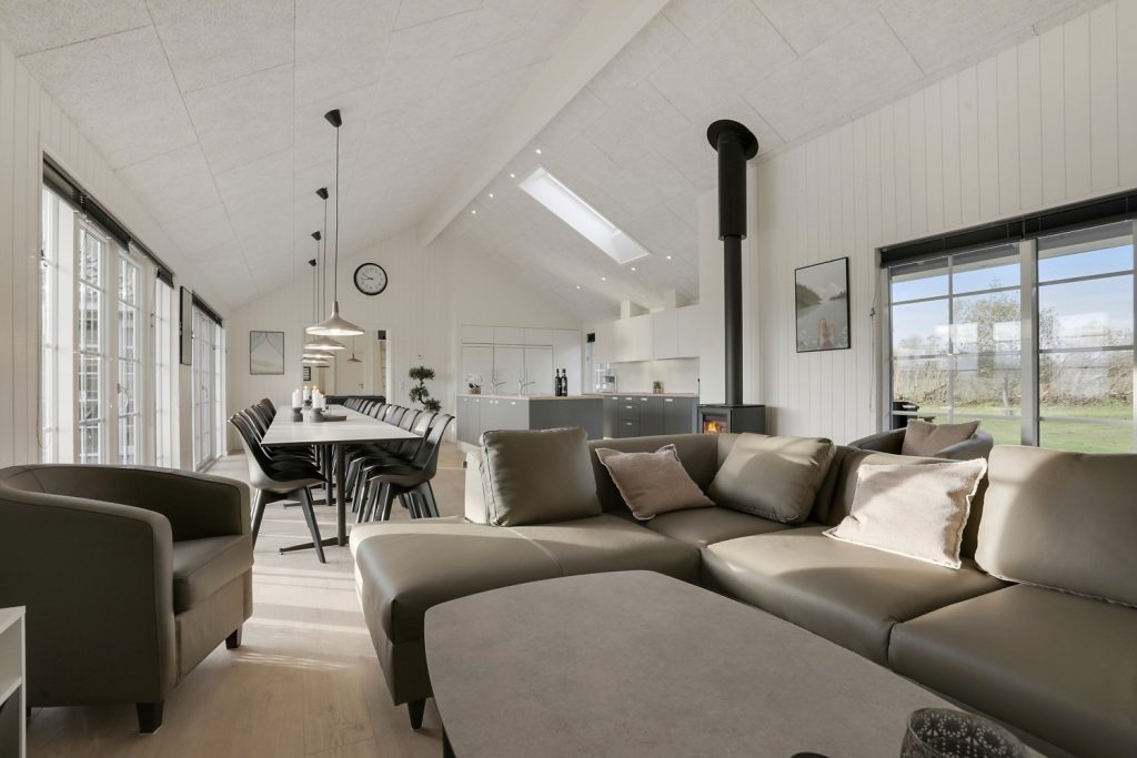 Luksussommerhus opholdsrum